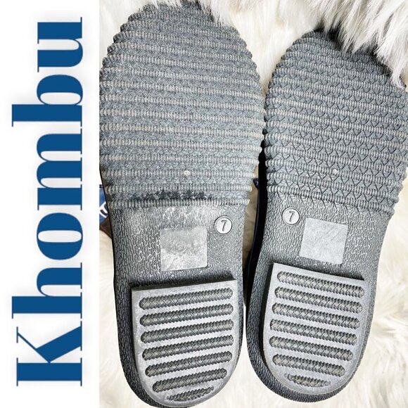 NWT KHOMBU ANNABEL Gray Thermolite Insulated Quilted Mid-Calf Snow Boots, Size 7 - Picture 10 of 10